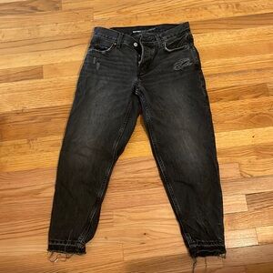 Old navy high rise slouchy taper size 2